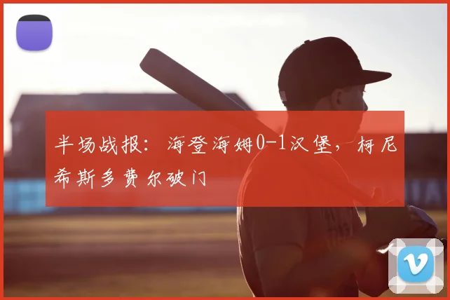 半场战报：海登海姆0-1汉堡，柯尼希斯多费尔破门